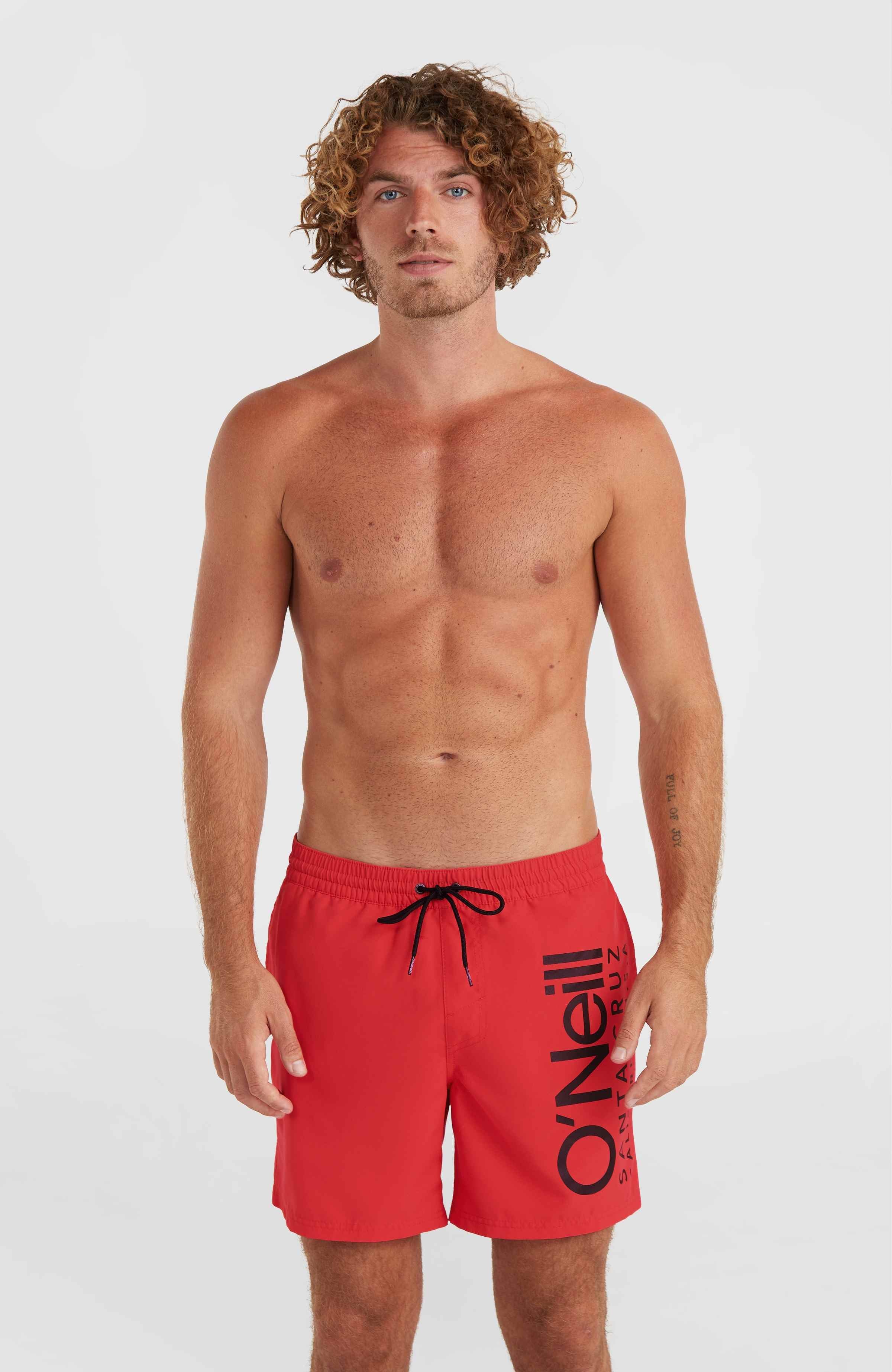 Original Cali 16" Swim Shorts Men - High Risk Red