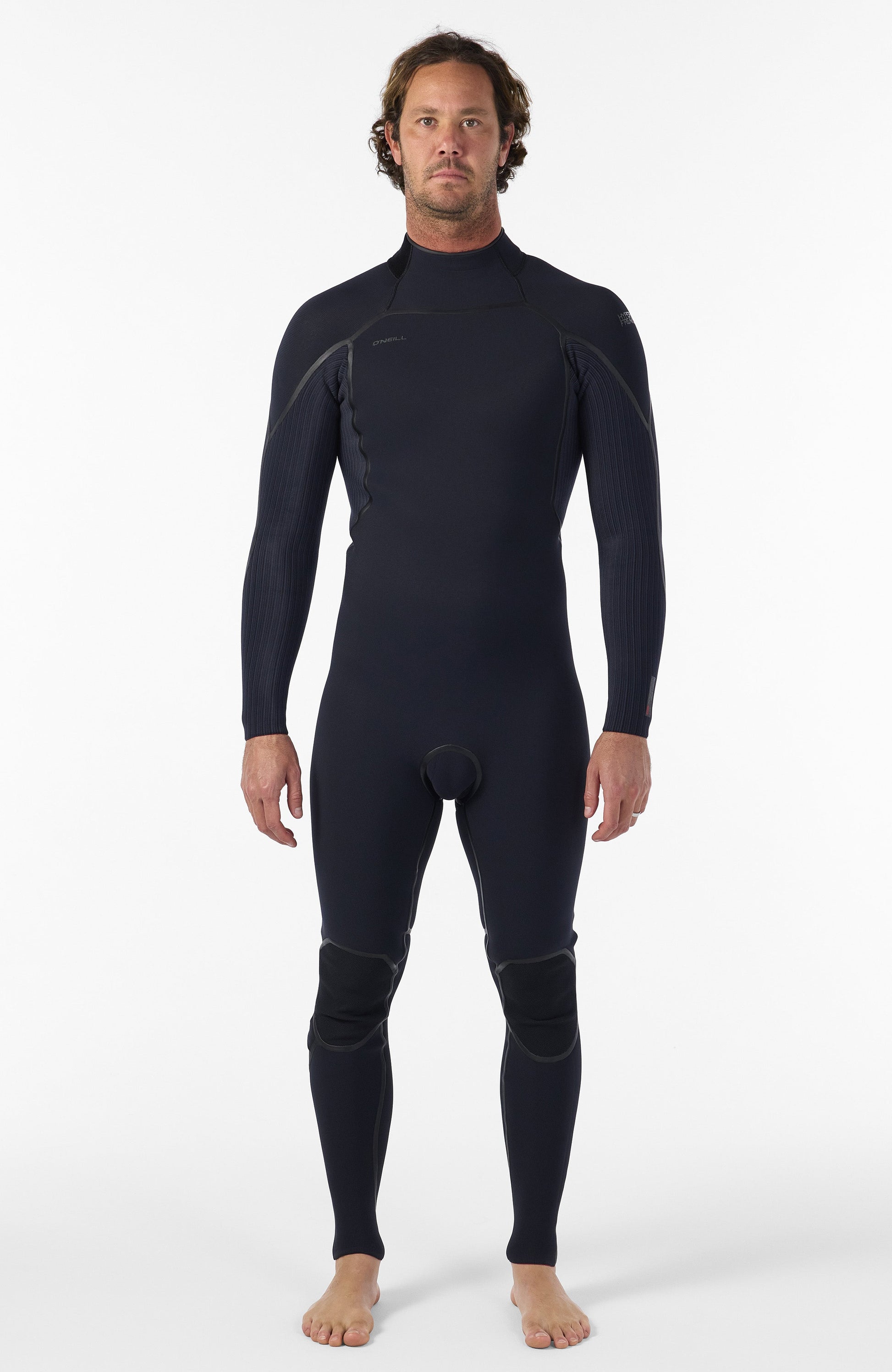 Hyperfreak Fire 5/4mm+ Back Zip Full Wetsuit Men|Wetsuits - BLACK/BLACK