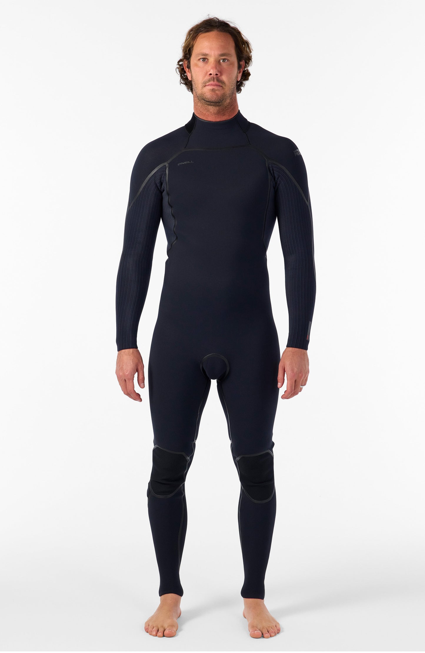 Hyperfreak Fire 4/3mm+ Back Zip Full Wetsuit Men|Wetsuits - BLACK/BLACK