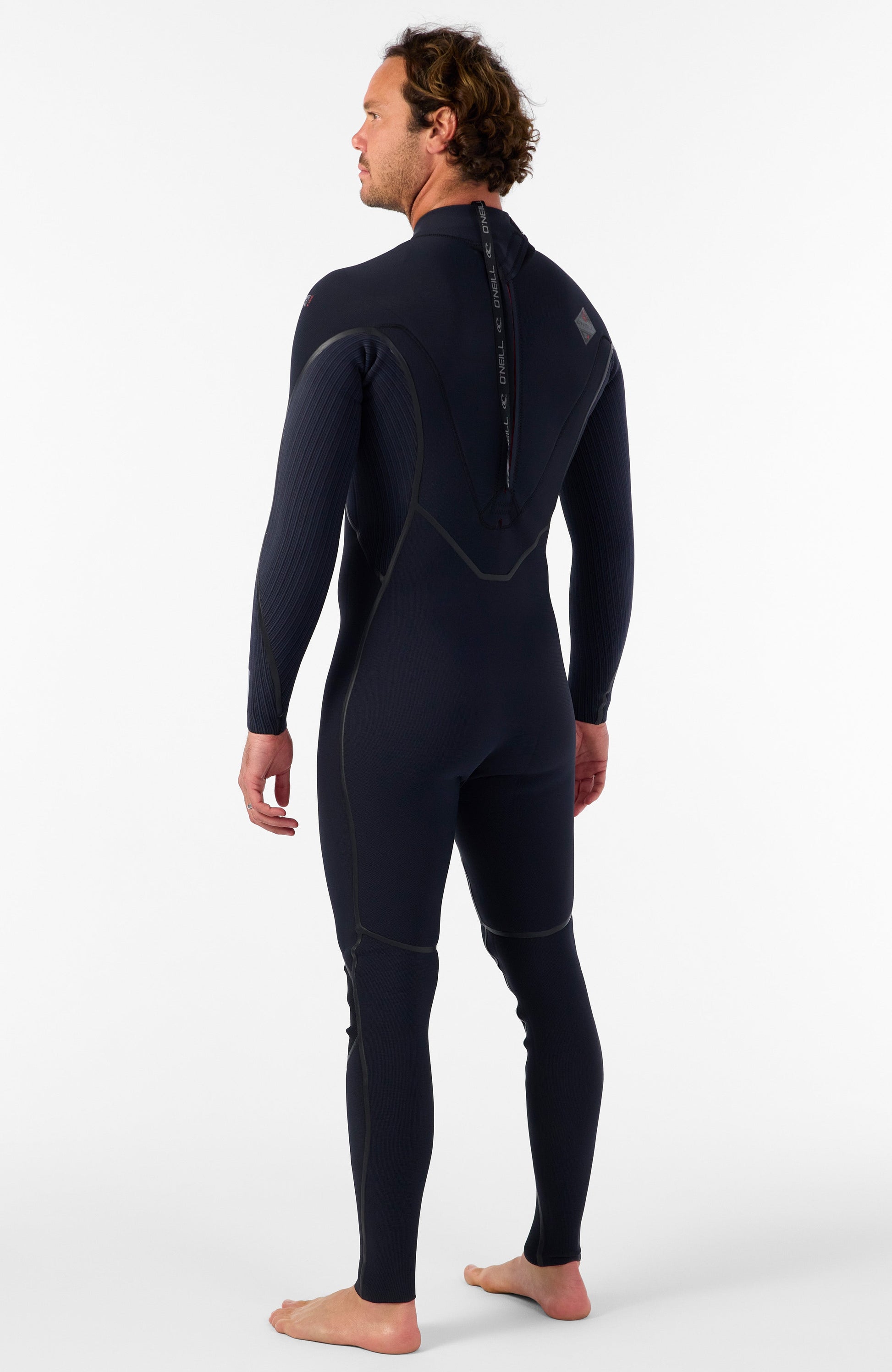 Hyperfreak Fire 4/3mm+ Back Zip Full Wetsuit Men|Wetsuits - BLACK/BLACK