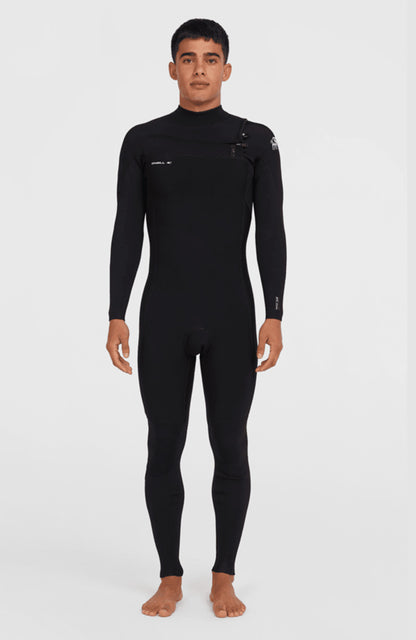 Epic 3/2 Chest Zip Full Wetsuit Men|Wetsuits - A05 BLK/BLK/BLK