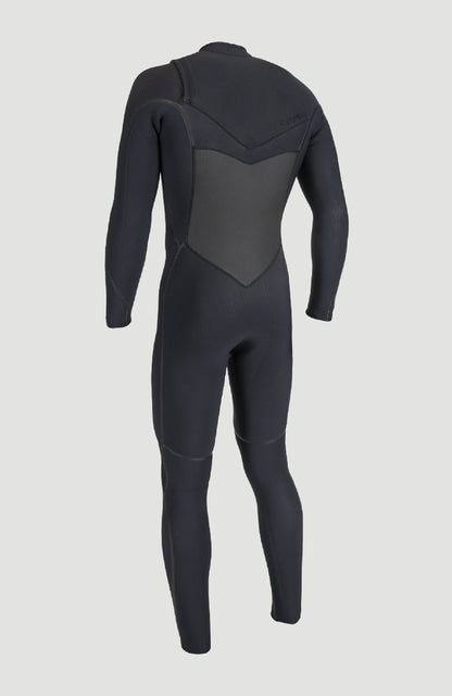 Psycho Tech 5/4mm Chest Zip Full Wetsuit Men|Wetsuits - BLACK/BLACK