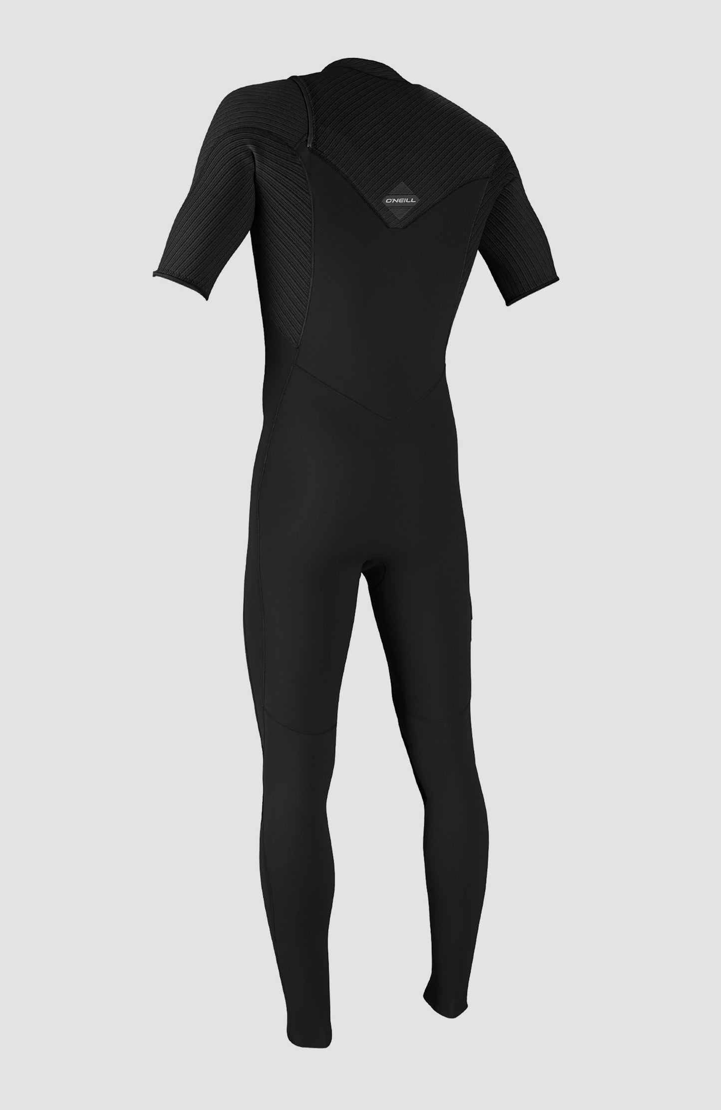 Hyperfreak 2mm Chest Zip Shortsleeve Full Wetsuit Men - BLACK/BLACK