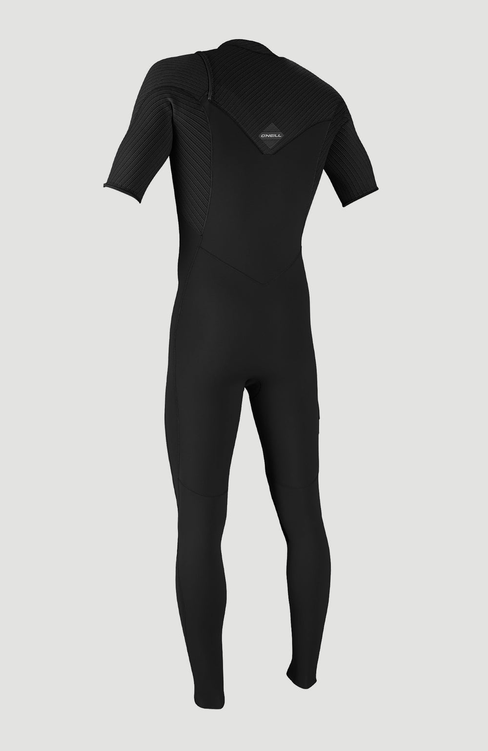 Hyperfreak 2mm Chest Zip Shortsleeve Full Wetsuit Men - BLACK/BLACK