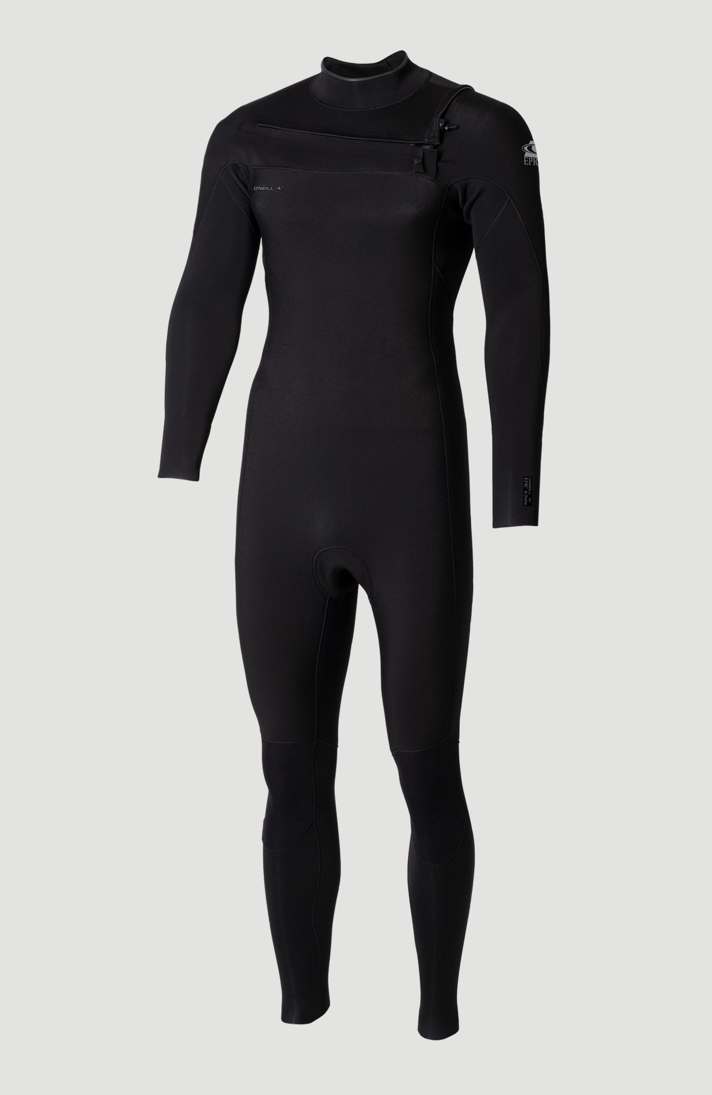 Epic 4/3mm Chest Zip Full Wetsuit Men - A05 BLK/BLK/BLK