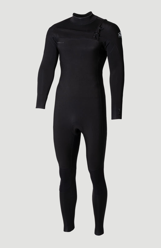 Epic 4/3mm Chest Zip Full Wetsuit Men - A05 BLK/BLK/BLK