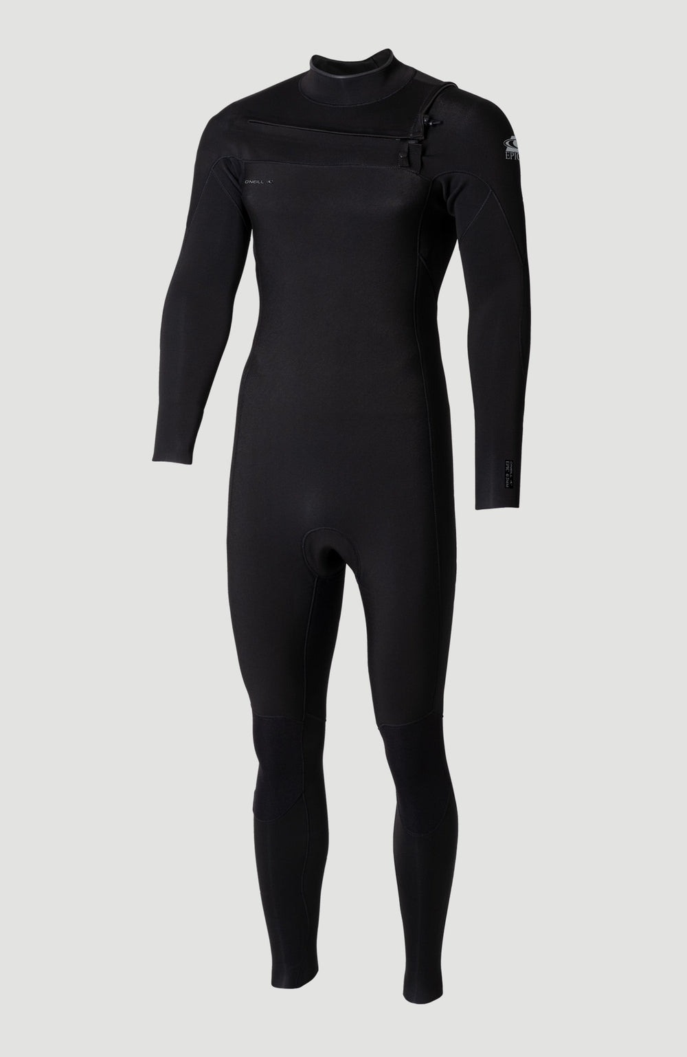 Epic 4/3mm Chest Zip Full Wetsuit Men - A05 BLK/BLK/BLK