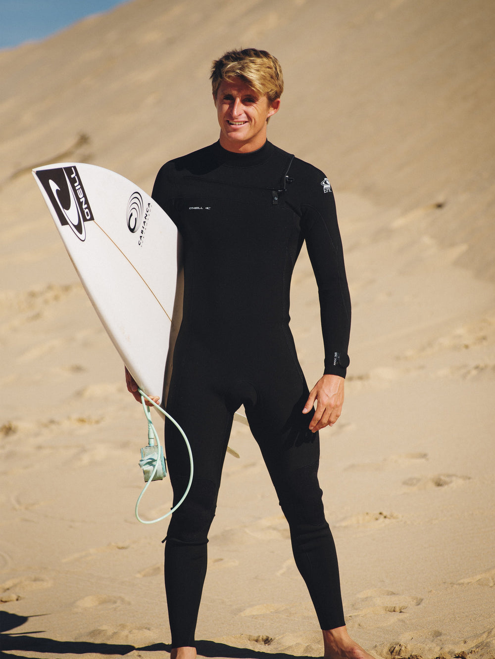 Epic 4/3mm Chest Zip Full Wetsuit Men - A05 BLK/BLK/BLK