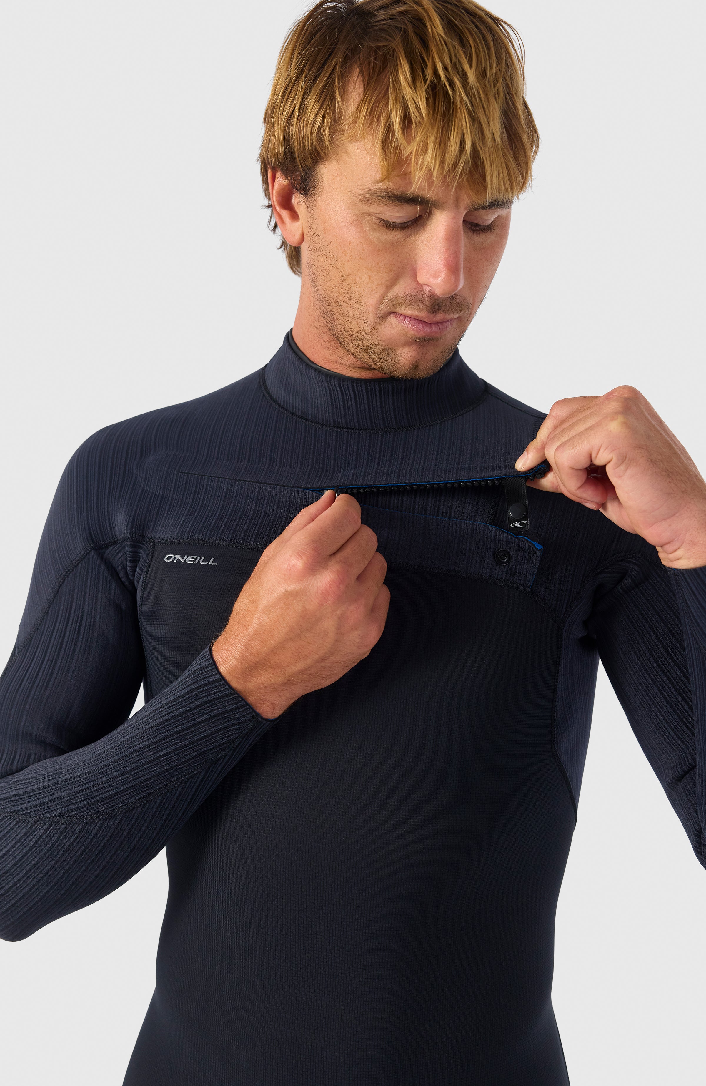 O'Neill Hyperfreak 5/4mm Chest Zip Full Wetsuit – O'Neill Men|Wetsuits - BLACK/BLACK