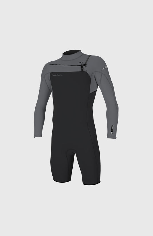 O'Neill Men Hammer 2mm Chest Zip Long Sleeve Spring Wetsuit Men – O'Neill Men|Wetsuits - TEMPEREDSTEEL/SMOKE/SMOKE