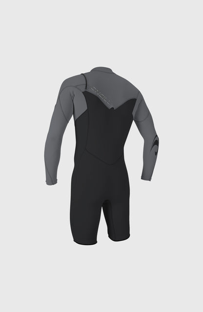 O'Neill Men Hammer 2mm Chest Zip Long Sleeve Spring Wetsuit Men – O'Neill Men|Wetsuits - TEMPEREDSTEEL/SMOKE/SMOKE