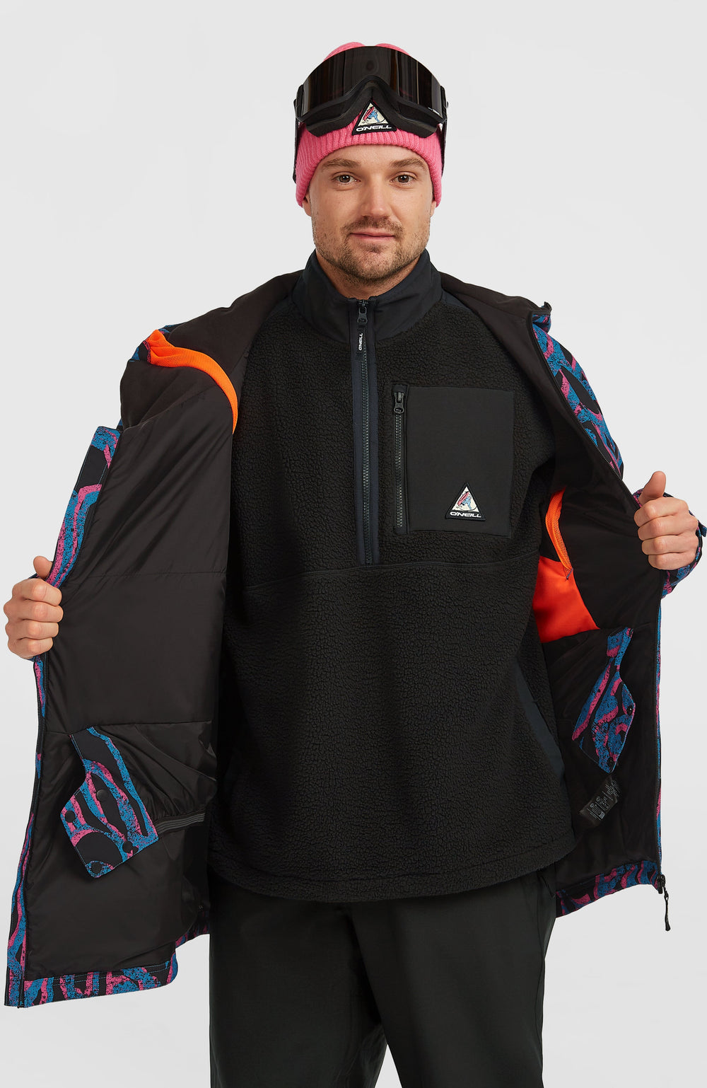 FWC'Play Asymmetric Snow Jacket Men - Pink Legacy