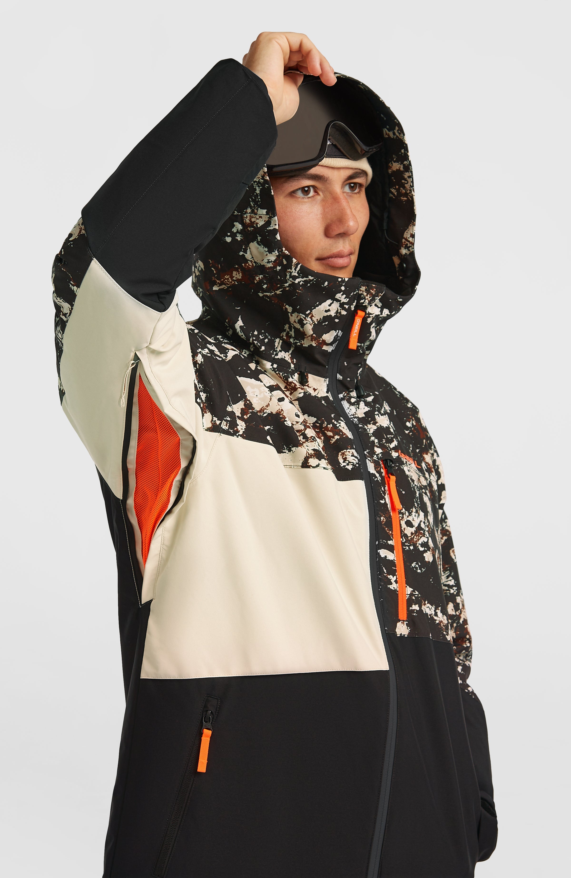 FWC'Cruz Triple Snow Jacket Men - Black/Beige Quarry