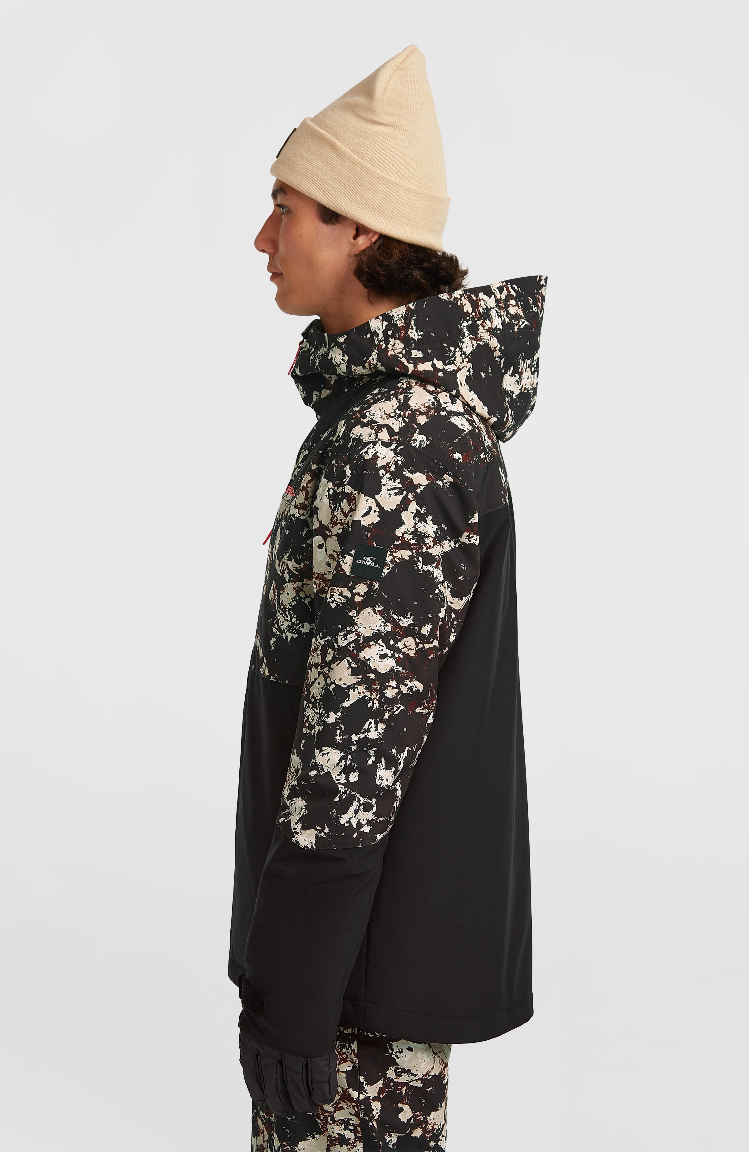 FWC'Cruz Triple Snow Jacket Men - Black/Beige Quarry