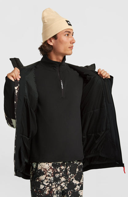 FWC'Cruz Triple Snow Jacket Men - Black/Beige Quarry