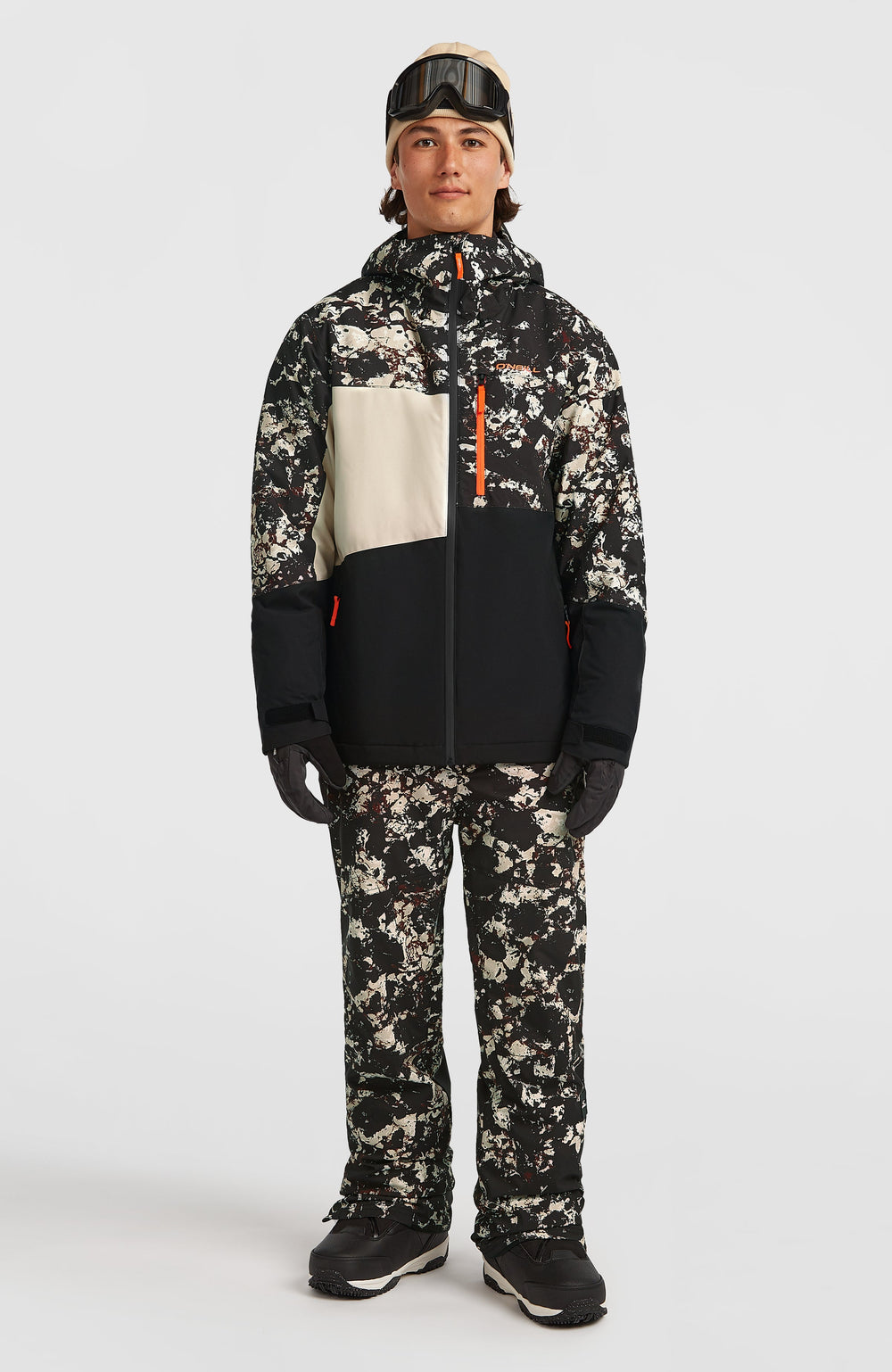 FWC'Cruz Triple Snow Jacket Men - Black/Beige Quarry
