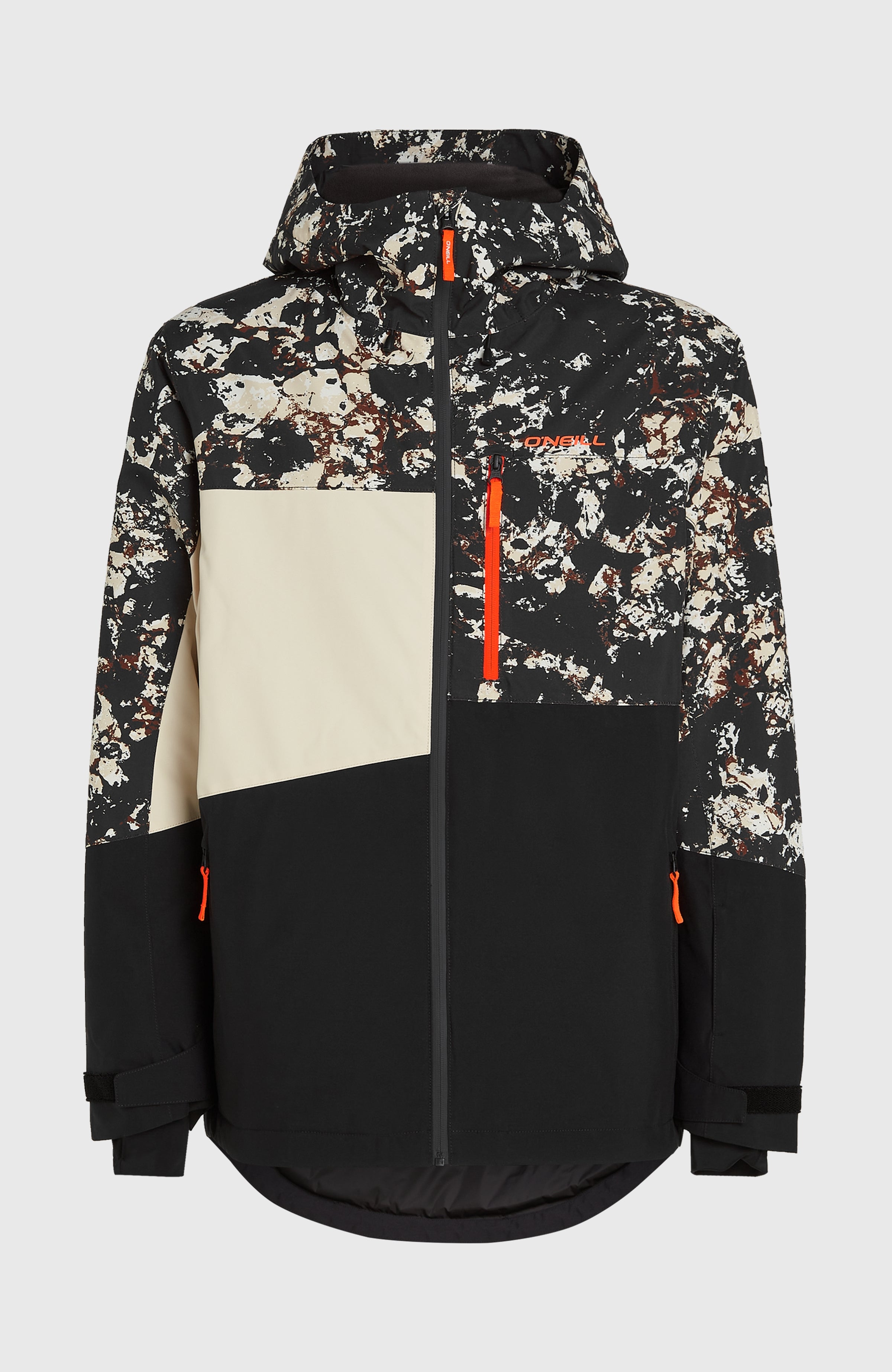 FWC'Cruz Triple Snow Jacket Men - Black/Beige Quarry