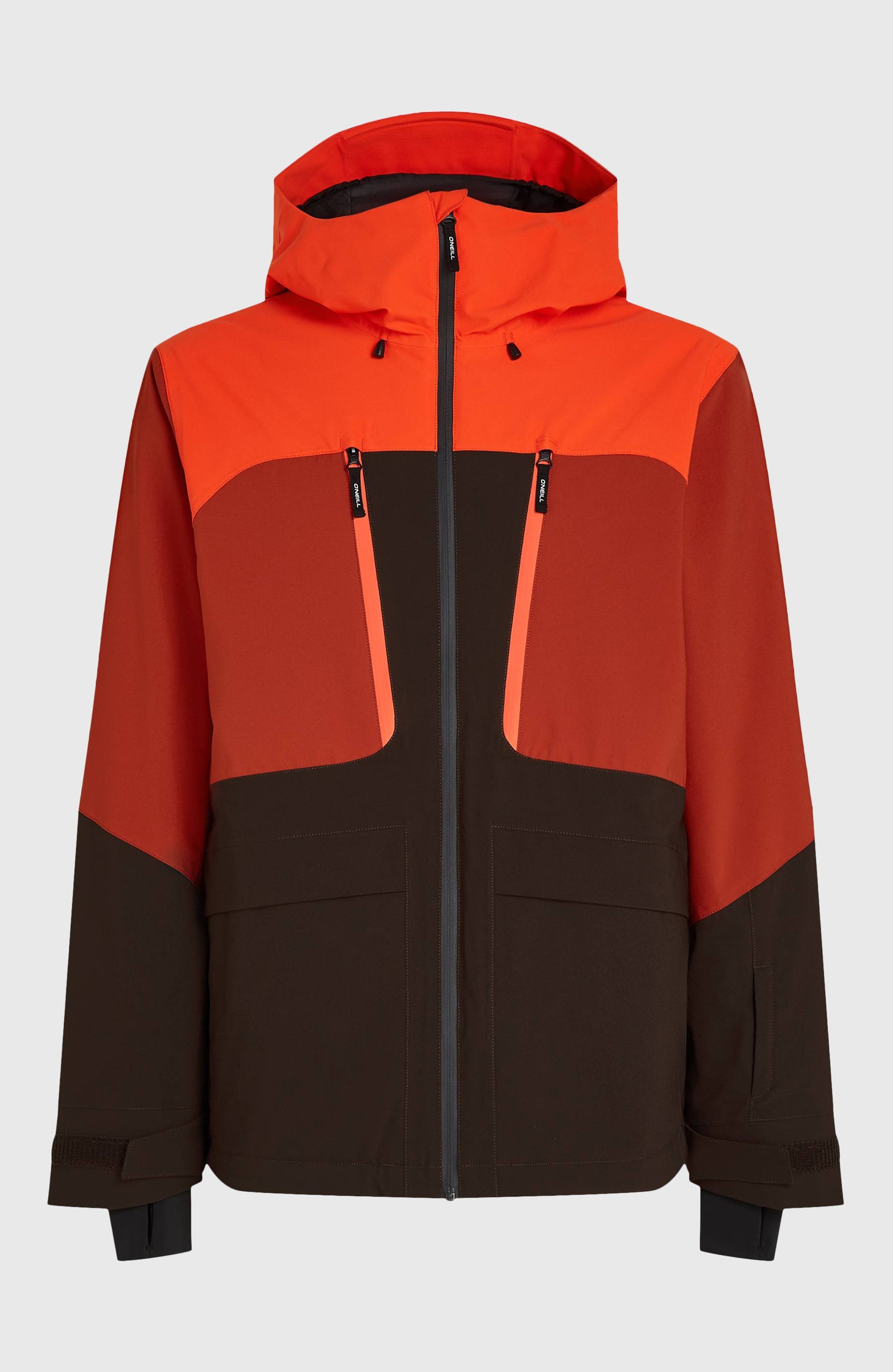 FWC’Peak Fire Snow Jacket Men - Flame Colour Block