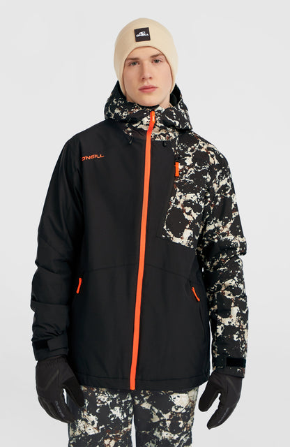 FWC'Cruz Block Snow Jacket Men - Black/Beige Quarry