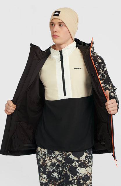 FWC'Cruz Block Snow Jacket Men - Black/Beige Quarry