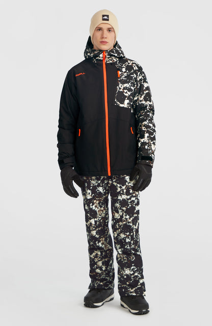 FWC'Cruz Block Snow Jacket Men - Black/Beige Quarry