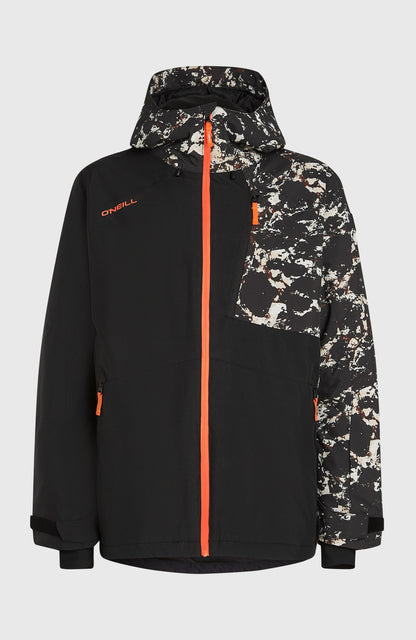 FWC'Cruz Block Snow Jacket Men - Black/Beige Quarry