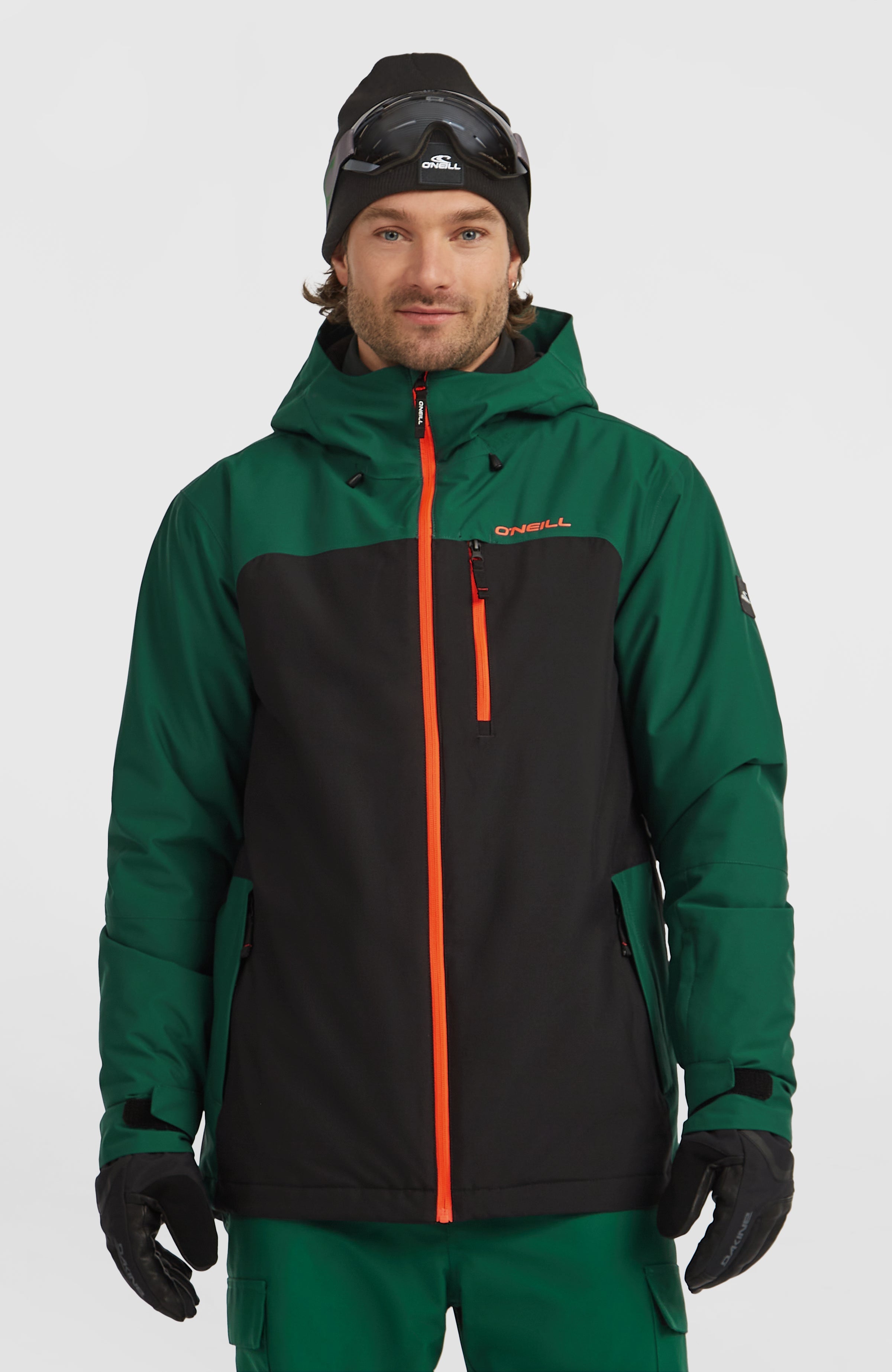 FWC'Cruz Duo Snow Jacket Men - Emerald Envy Colour Block