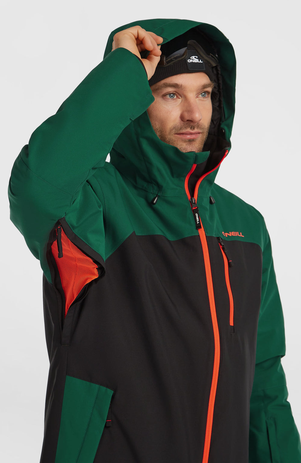 FWC'Cruz Duo Snow Jacket Men - Emerald Envy Colour Block