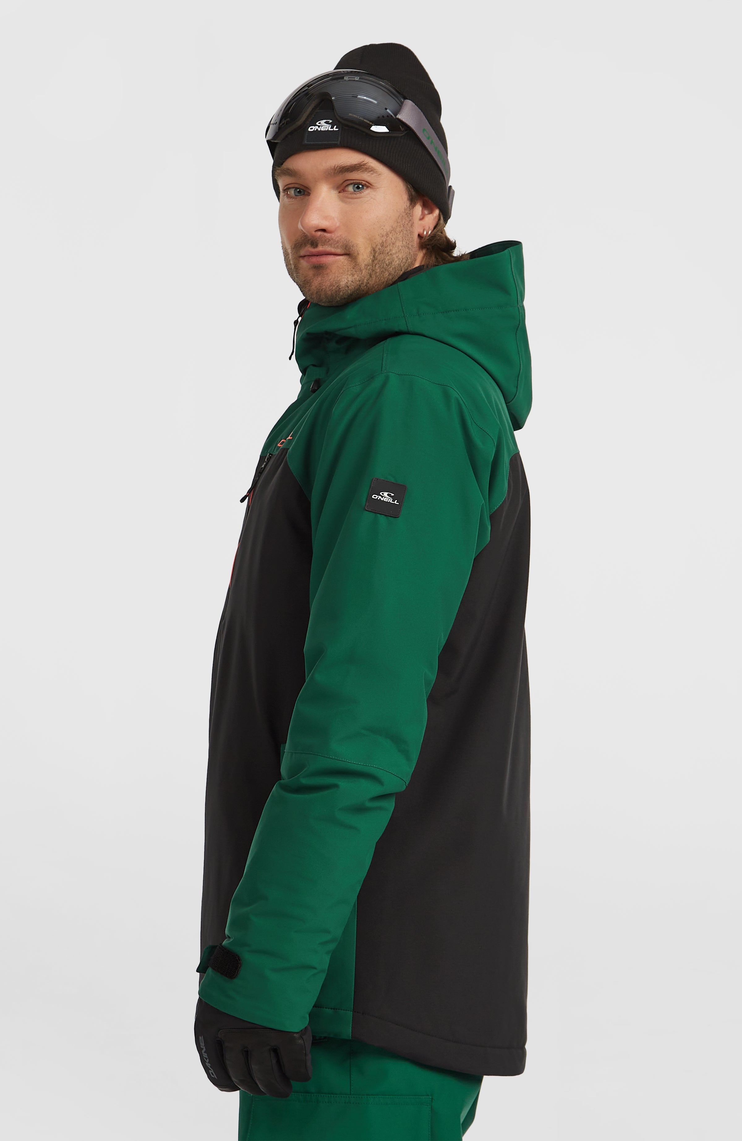 FWC'Cruz Duo Snow Jacket Men - Emerald Envy Colour Block