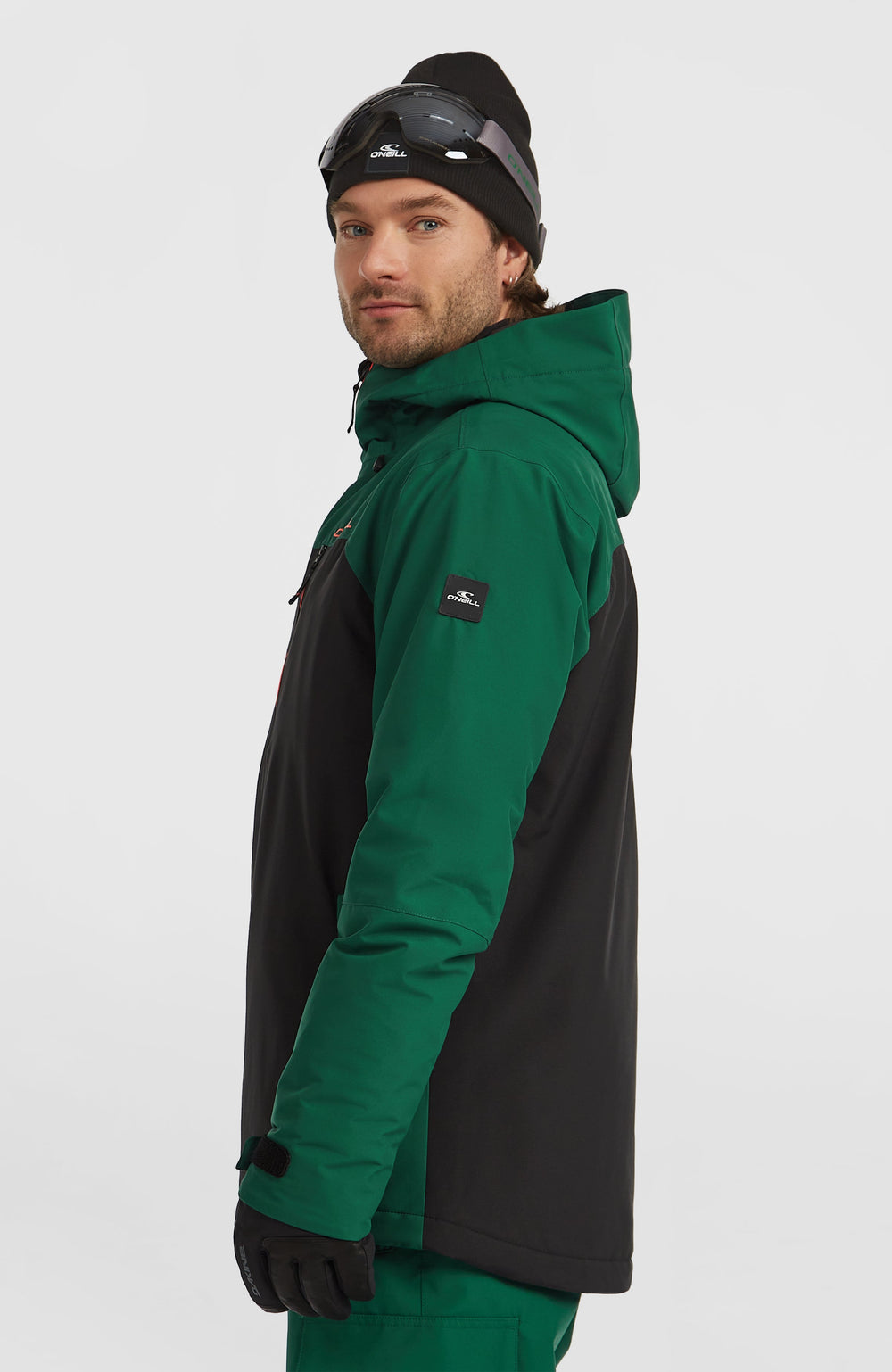 FWC'Cruz Duo Snow Jacket Men - Emerald Envy Colour Block