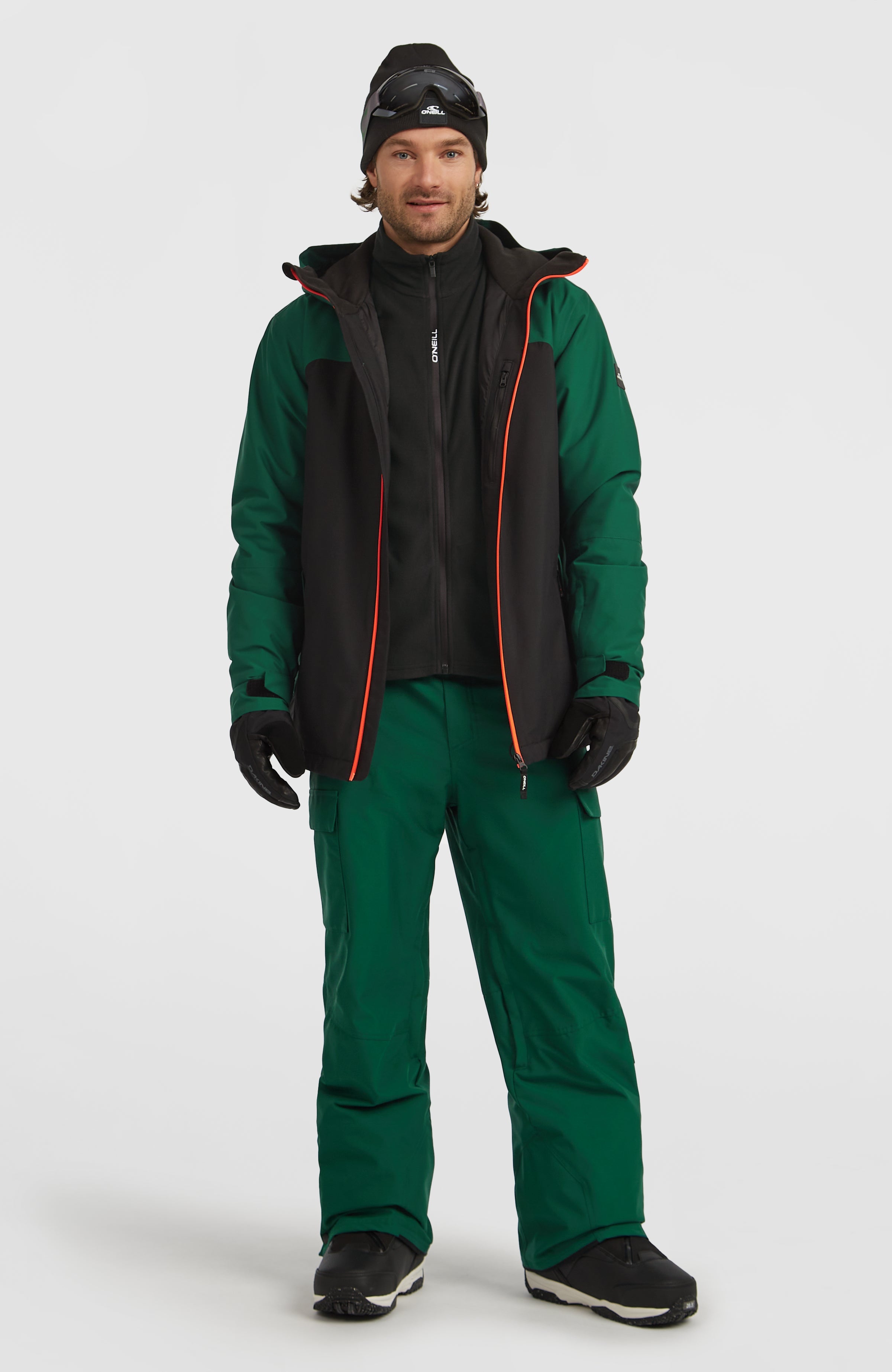FWC'Cruz Duo Snow Jacket Men - Emerald Envy Colour Block
