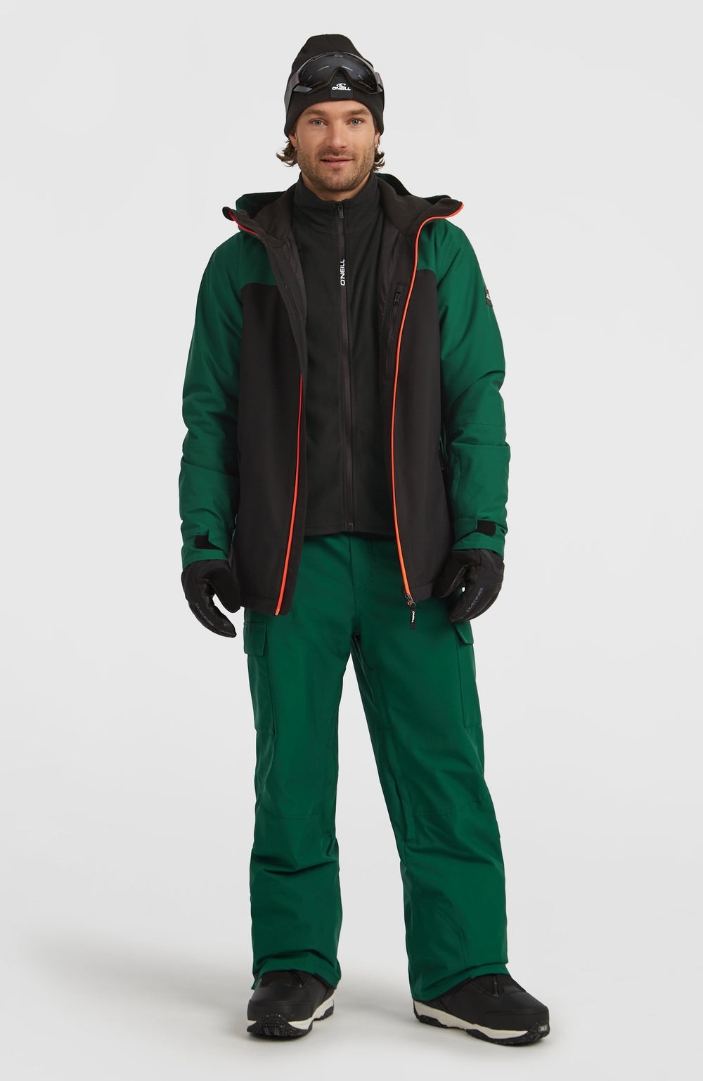 FWC'Cruz Duo Snow Jacket Men - Emerald Envy Colour Block
