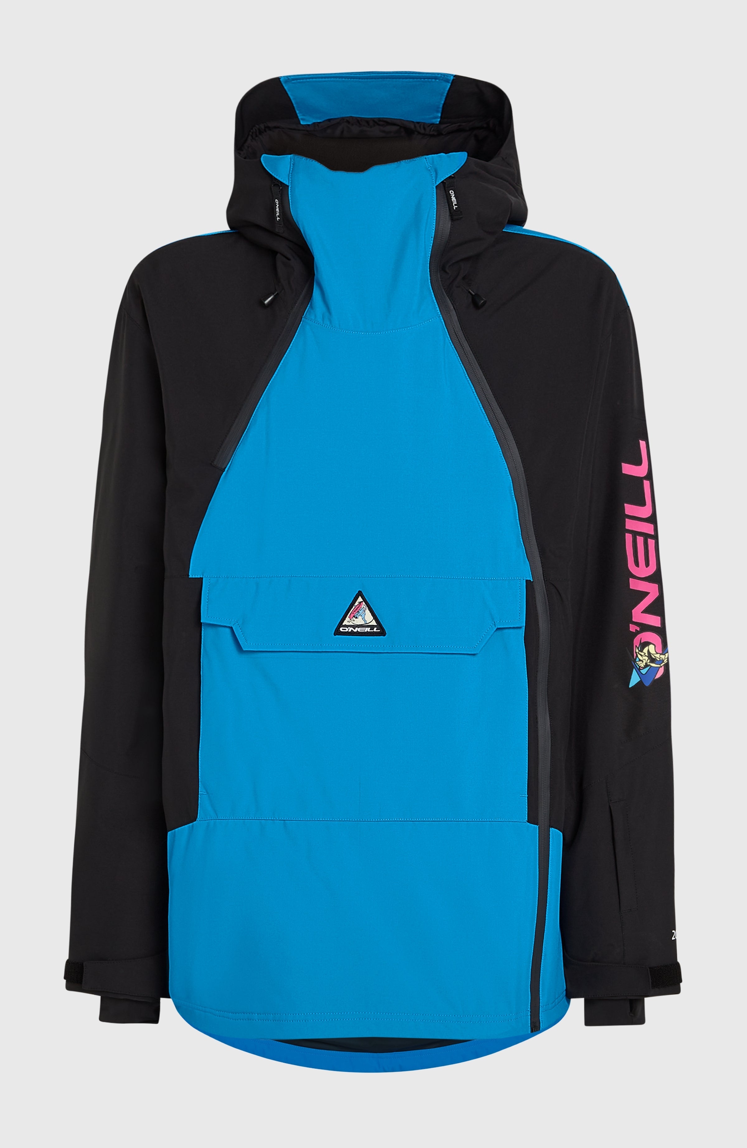 FWC'Play Asymmetric Snow Jacket Men - Ocean Melody Colour Block