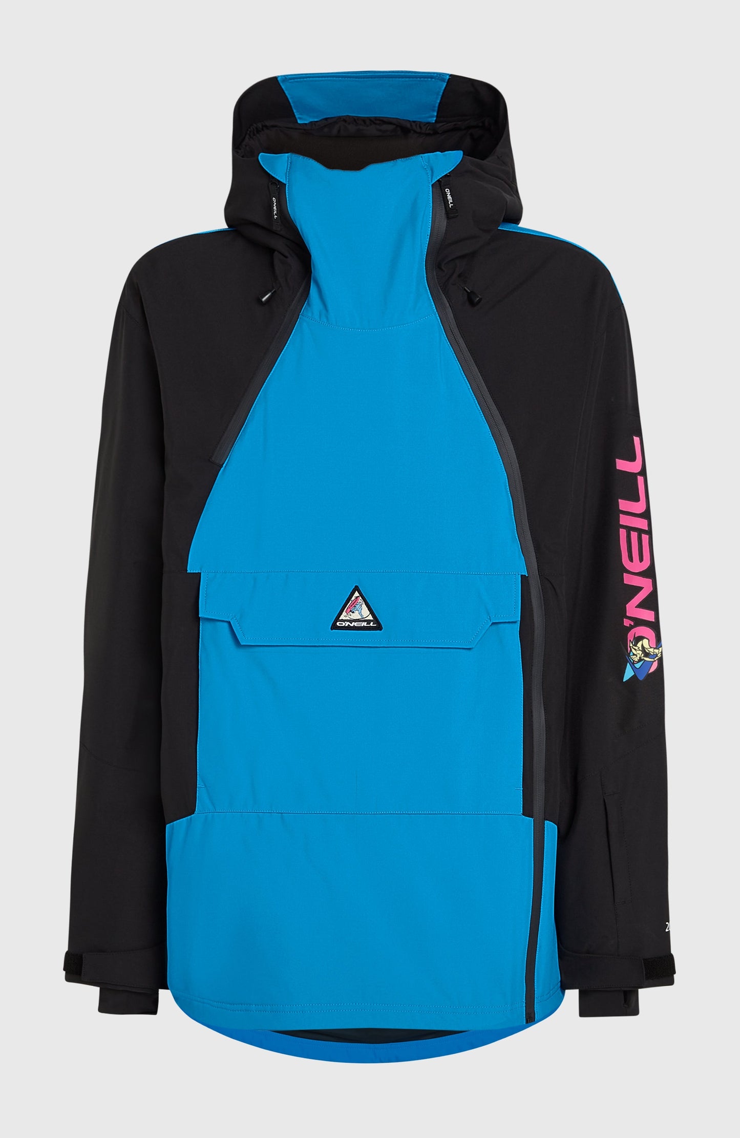 FWC'Play Asymmetric Snow Jacket Men - Ocean Melody Colour Block