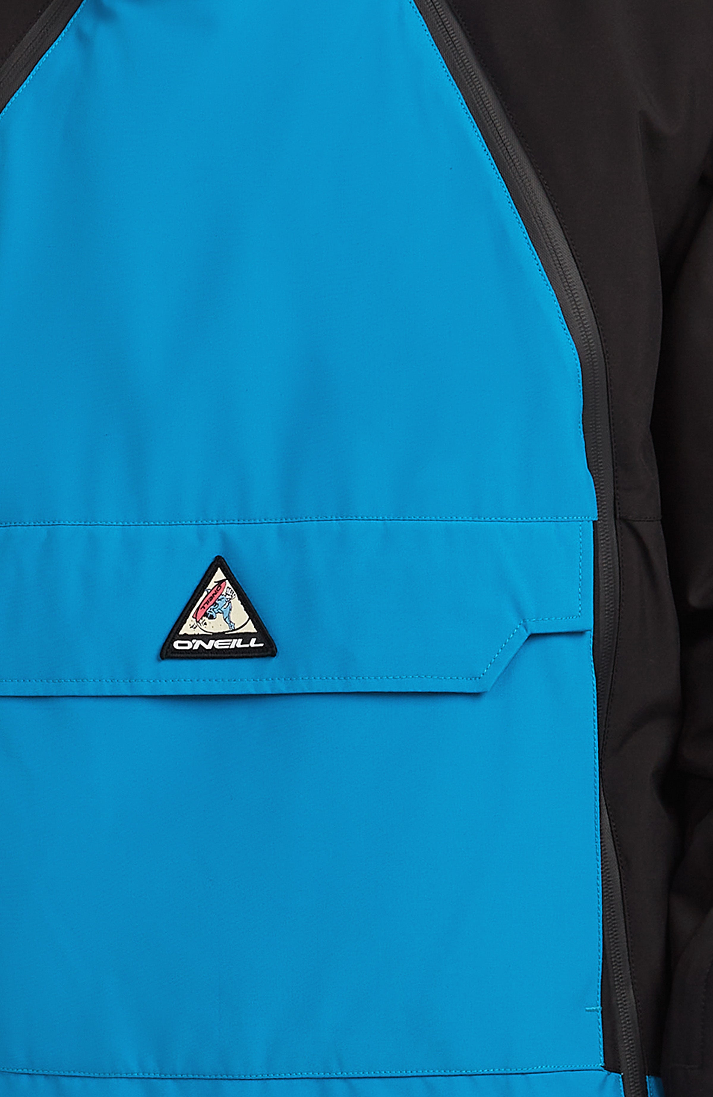 FWC'Play Asymmetric Snow Jacket Men - Ocean Melody Colour Block