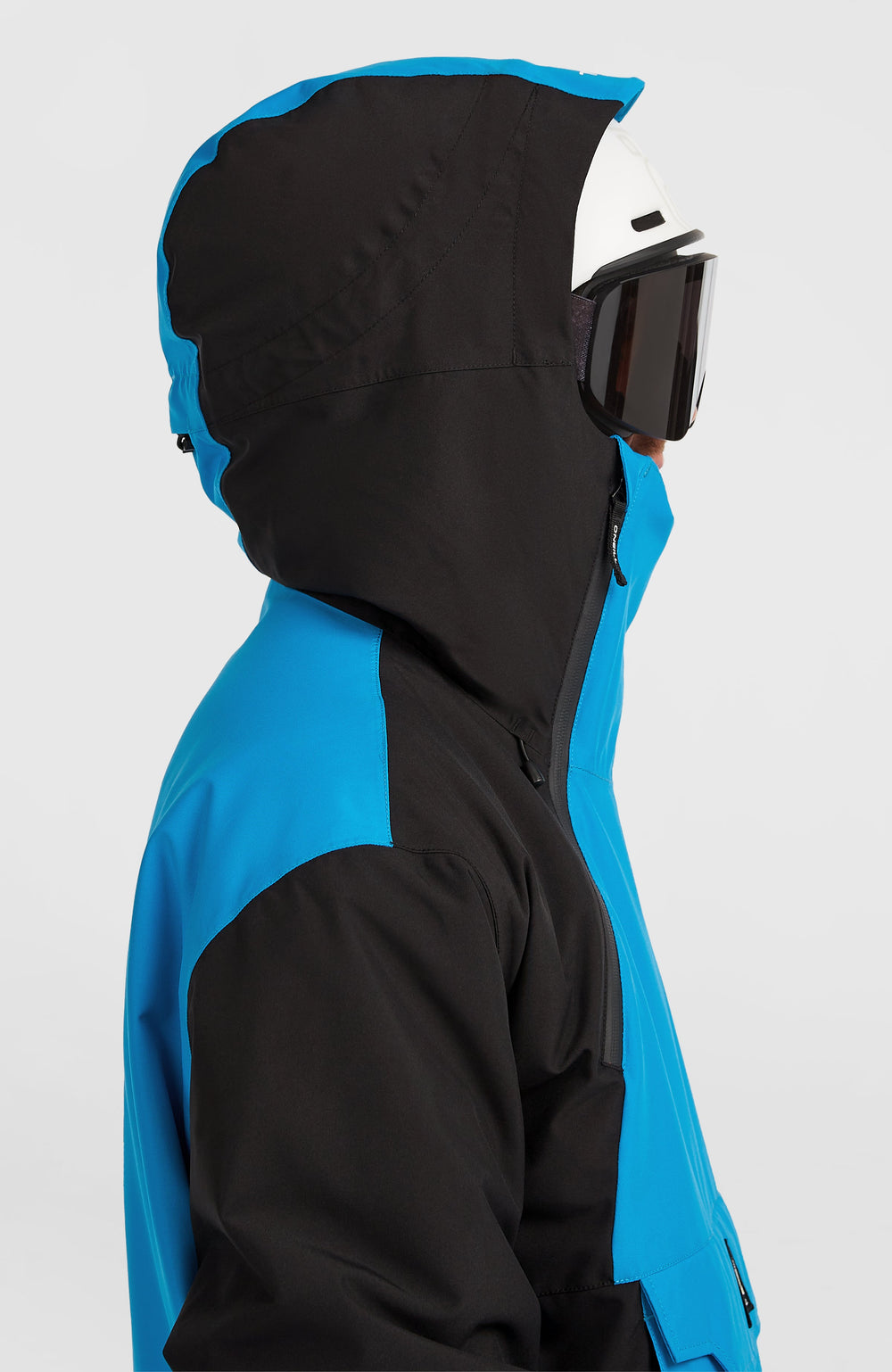 FWC'Play Asymmetric Snow Jacket Men - Ocean Melody Colour Block