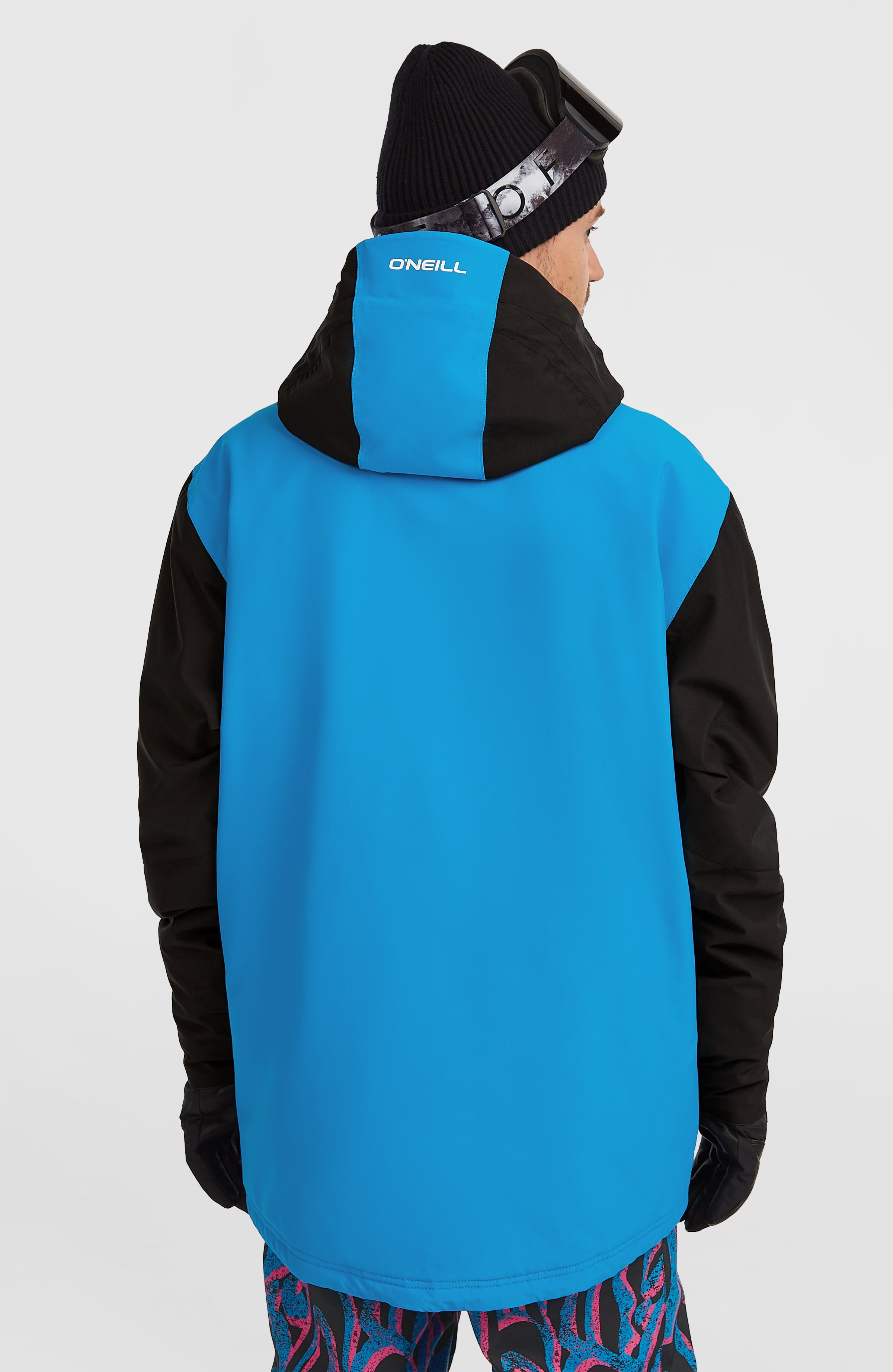 FWC'Play Asymmetric Snow Jacket Men - Ocean Melody Colour Block