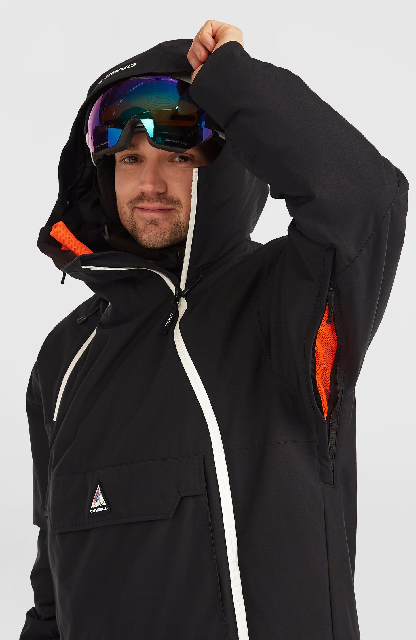 FWC'Play Asymmetric Snow Jacket Men - Black Out