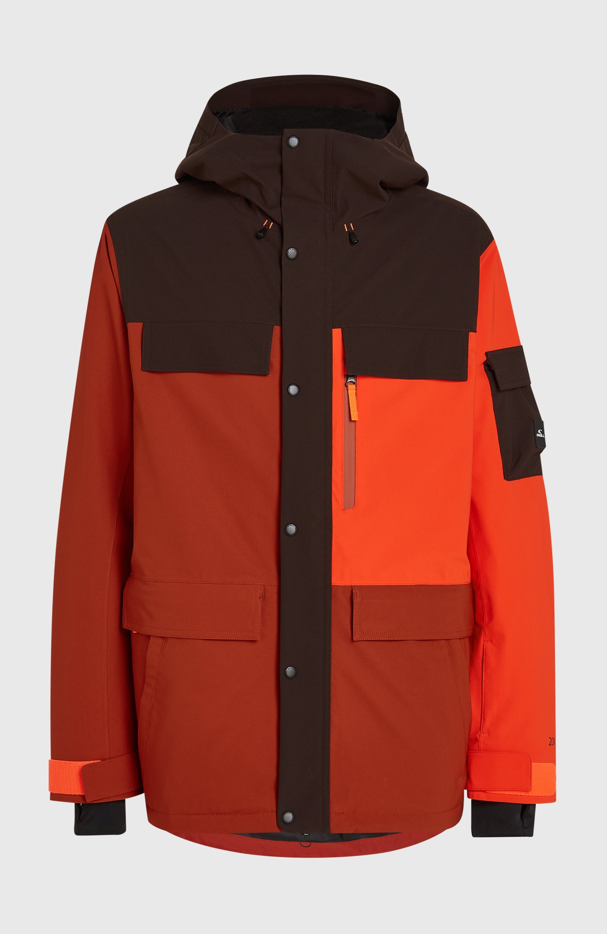 FWC'Peak Pro Snow Jacket Men - Bonfire Colour Block