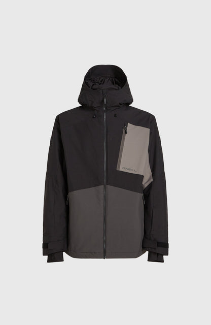 Hammer Block Snow Jacket Men - Black Out Colour Block