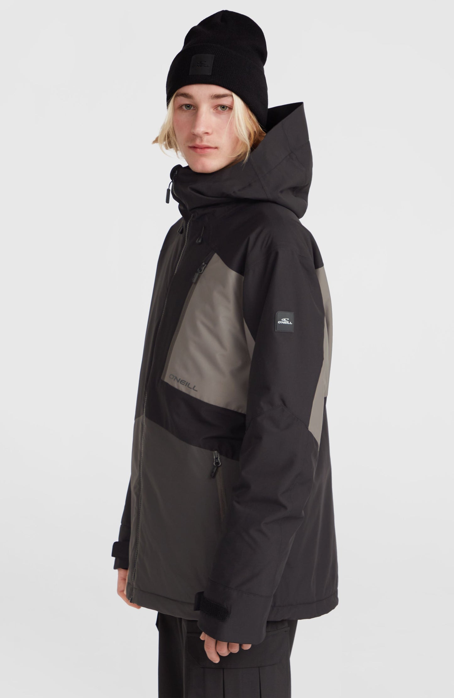 Hammer Block Snow Jacket Men - Black Out Colour Block