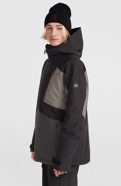 Hammer Block Snow Jacket Men - Black Out Colour Block