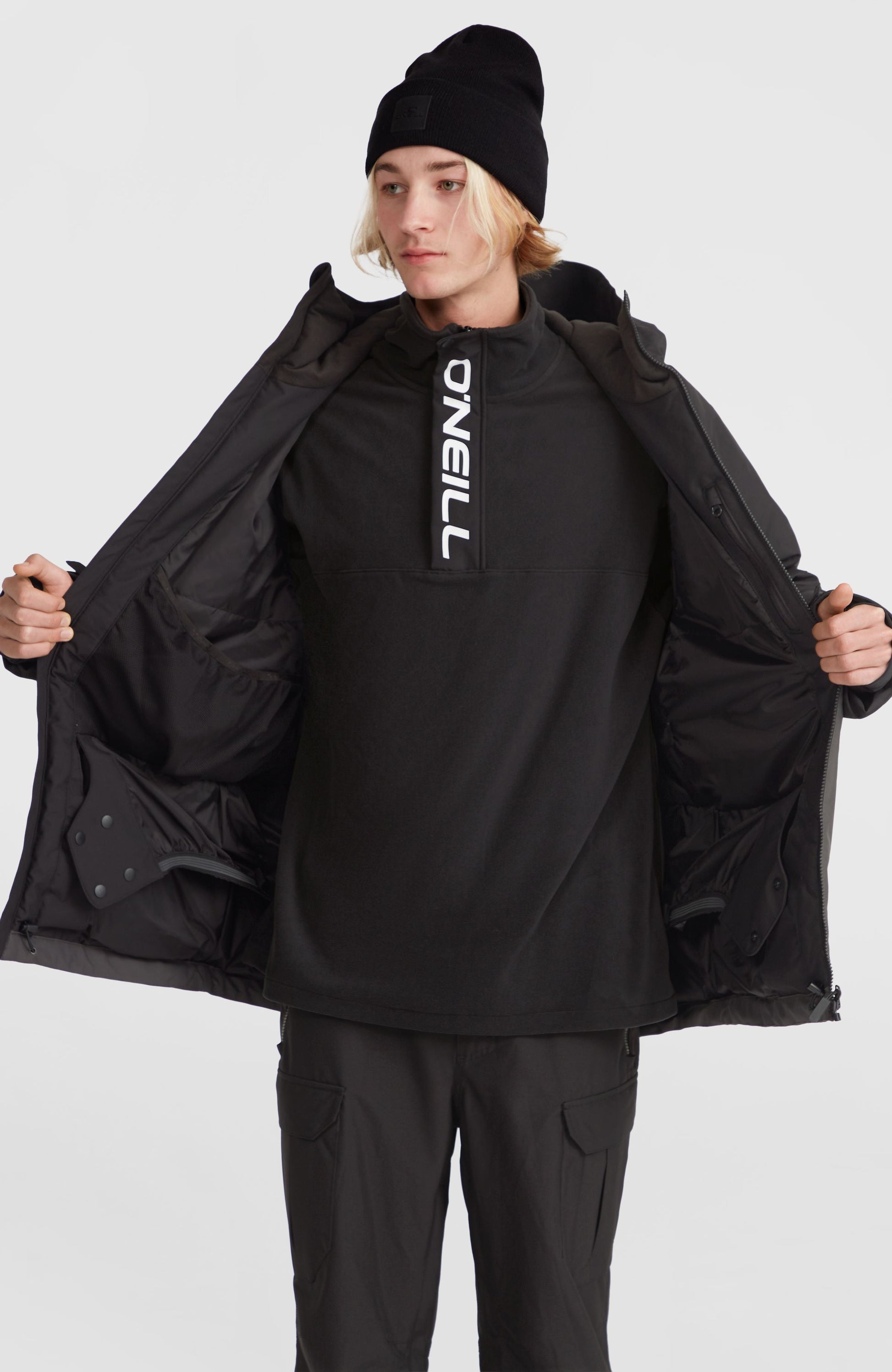 Hammer Block Snow Jacket Men - Black Out Colour Block