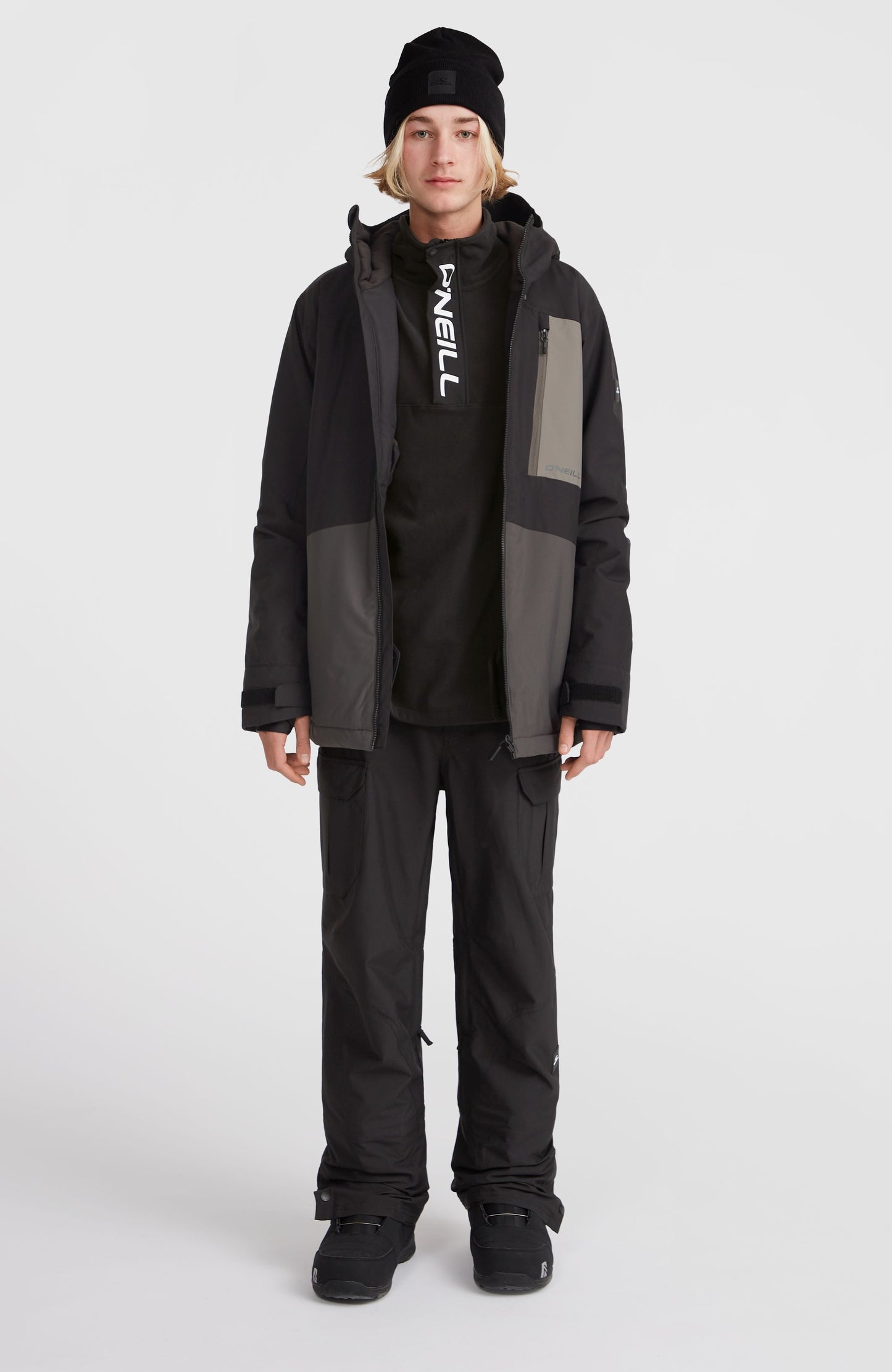 Hammer Block Snow Jacket Men - Black Out Colour Block