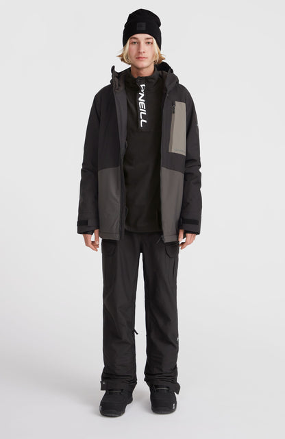 Hammer Block Snow Jacket Men - Black Out Colour Block