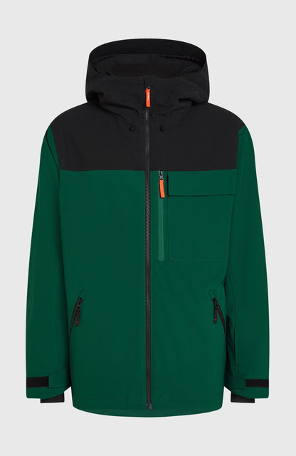 FWC'Peak Snow Jacket Men - Emerald Envy Colour Block