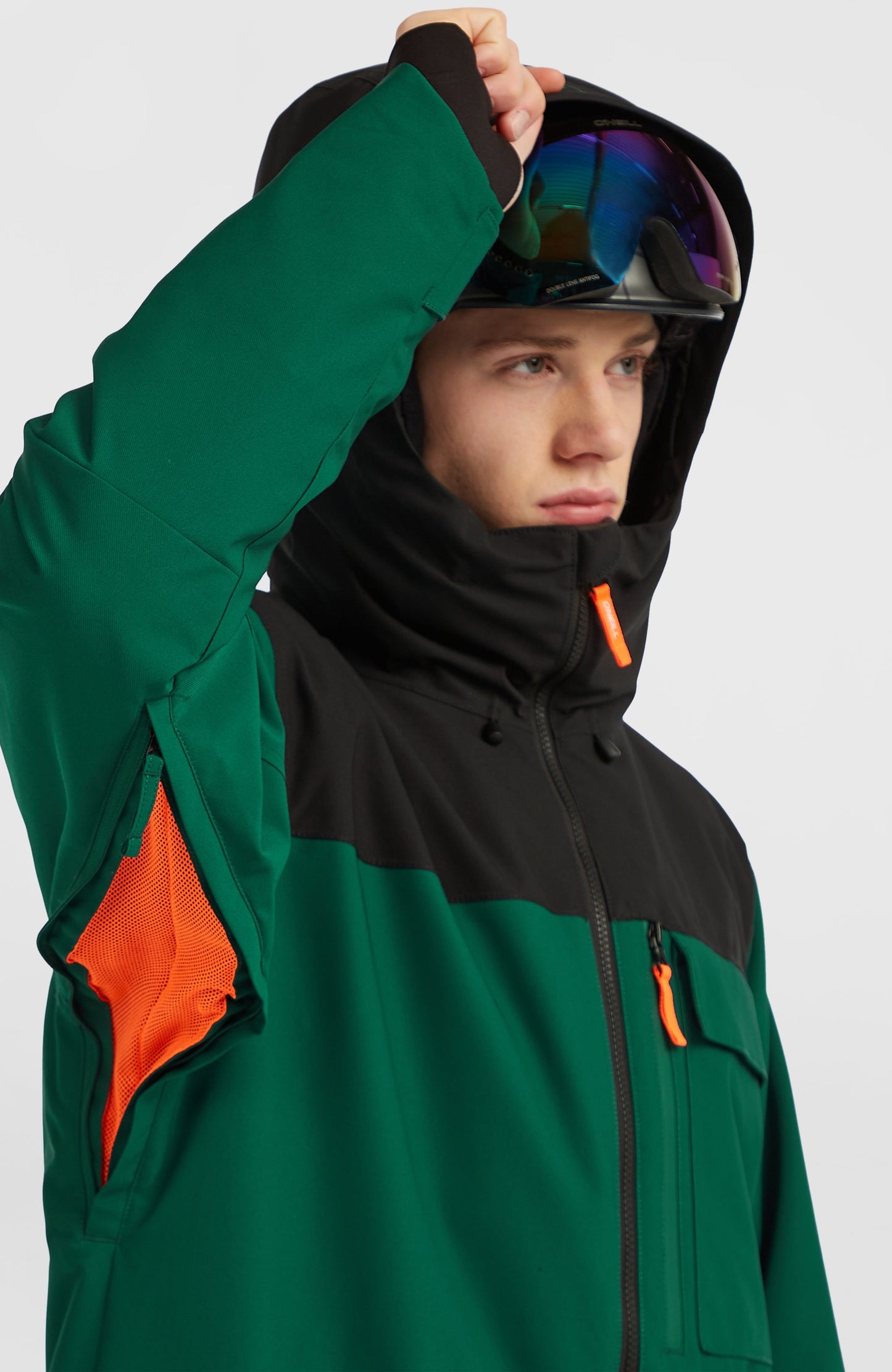 FWC'Peak Snow Jacket Men - Emerald Envy Colour Block