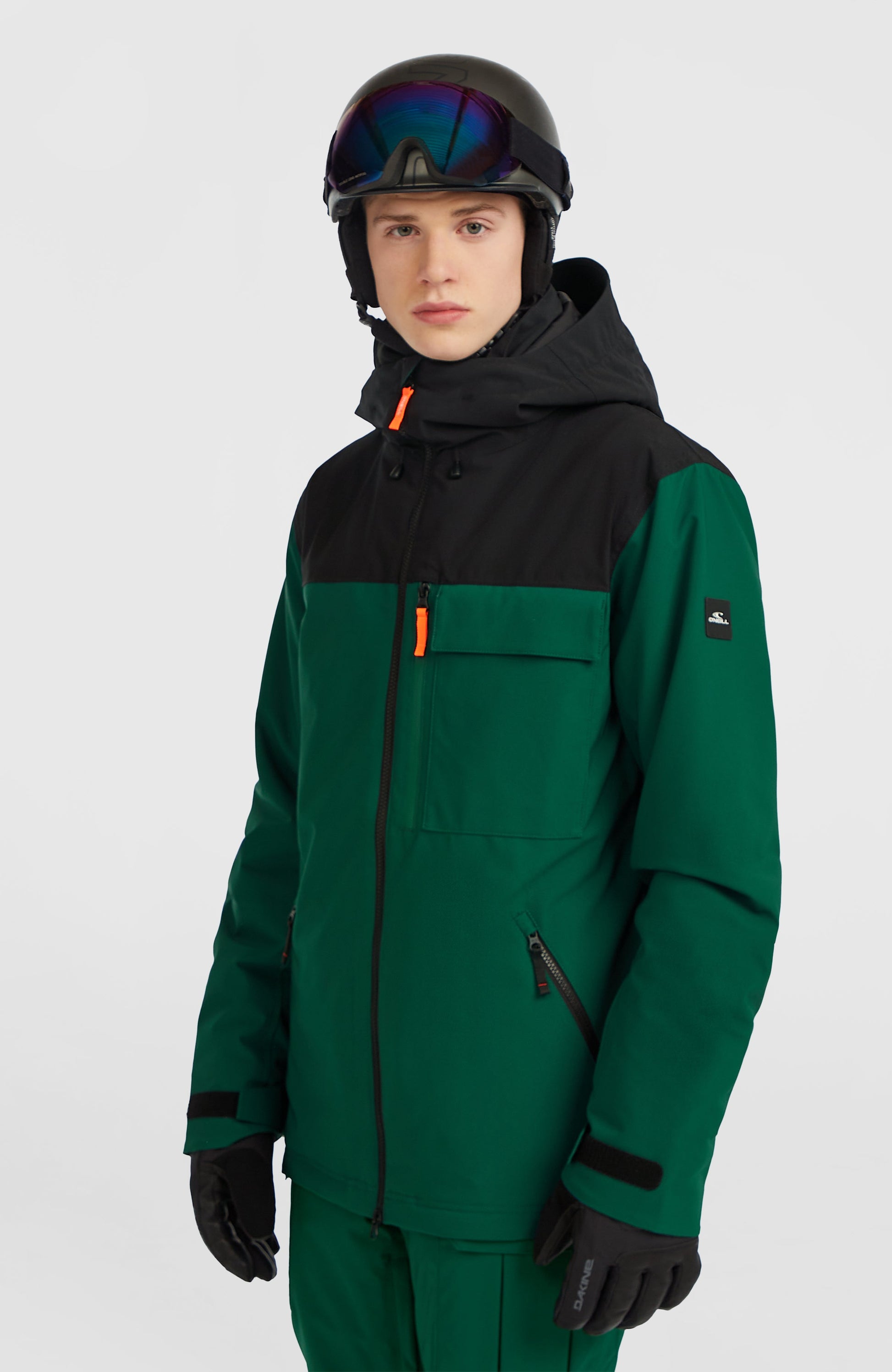 FWC'Peak Snow Jacket Men - Emerald Envy Colour Block