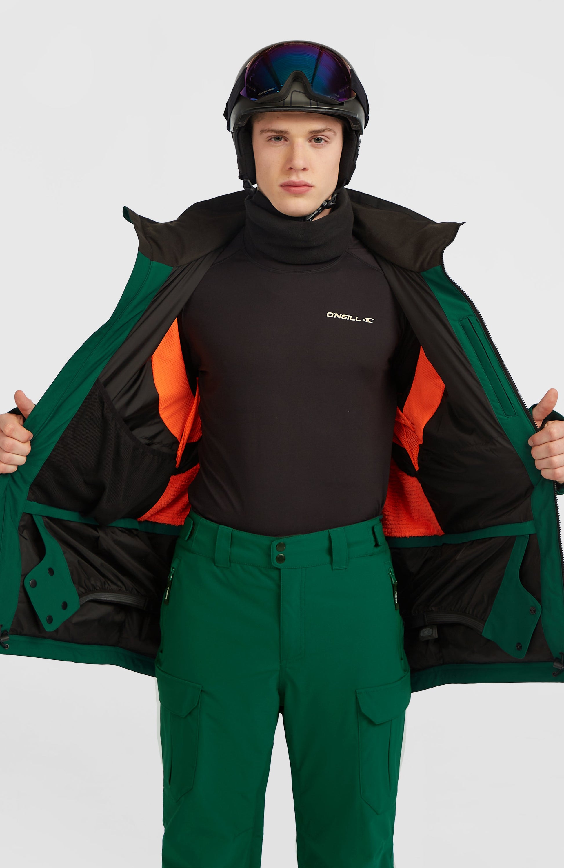 FWC'Peak Snow Jacket Men - Emerald Envy Colour Block