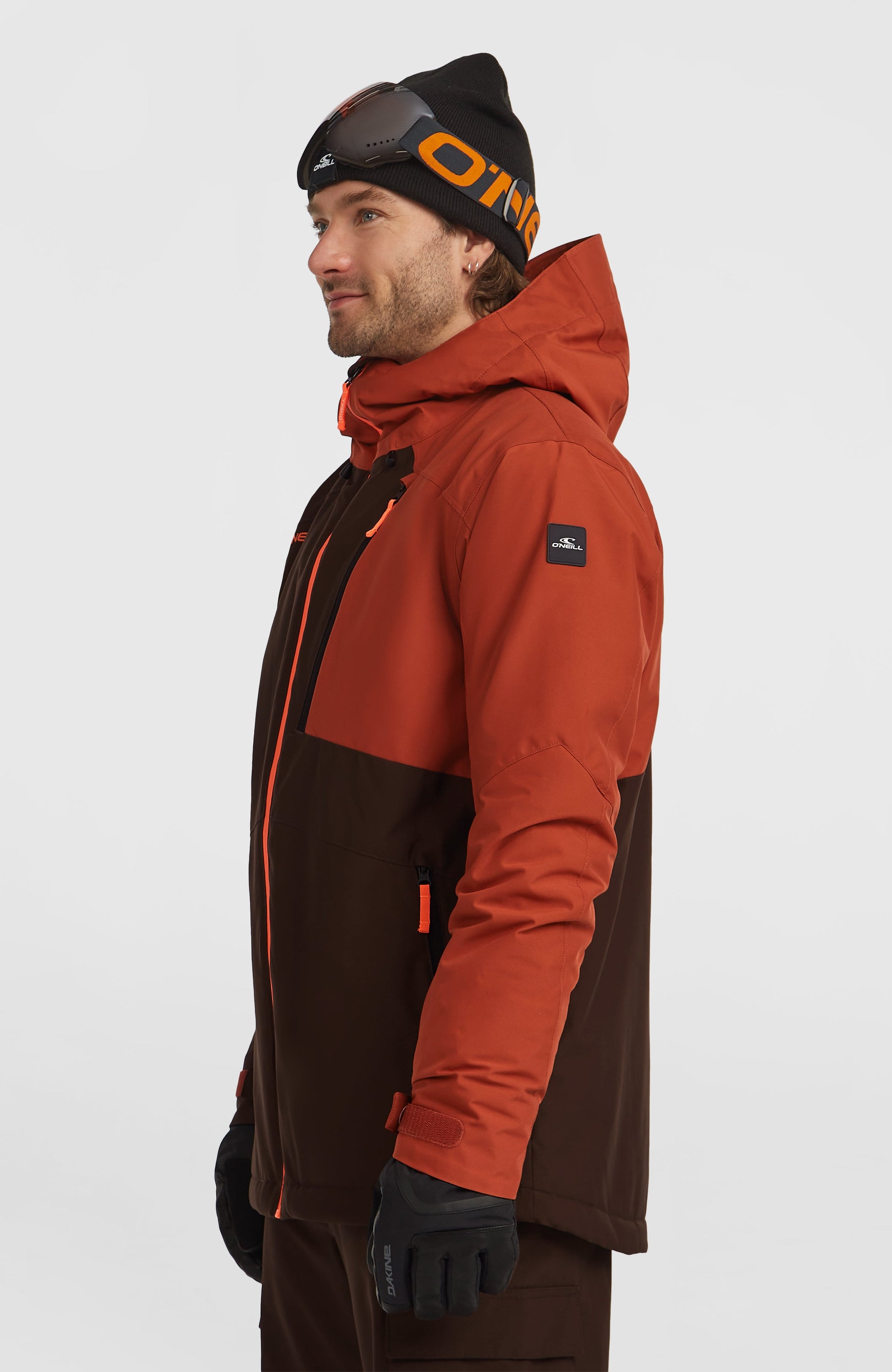 FWC'Cruz Block Snow Jacket Men - Coffee Bean Colour Block